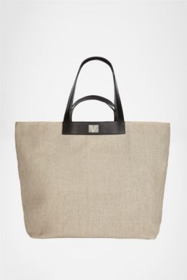 Large Maya Burlap Tote