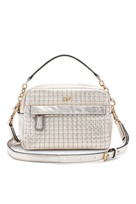 Milo Mini Quilted Metallic Leather Bag
