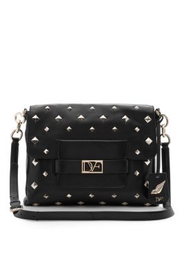 Metro Connect Studded Leather Bag
