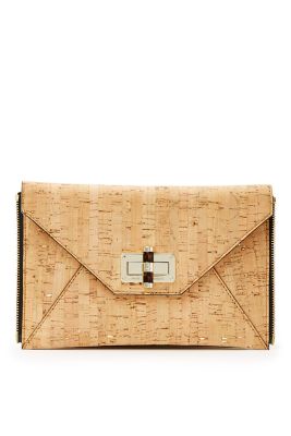 dvf gold clutch