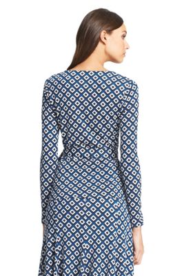 dvf wrap shirt