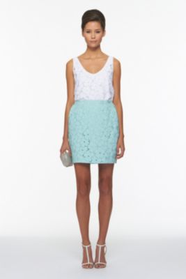 Clyde Mini Flower Lace Skirt