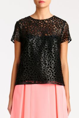 Sade Leather Top