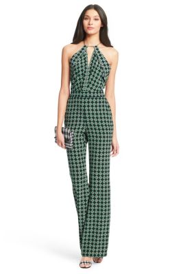 Ireland Open Back Silk Jumpsuit