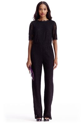DVF Kendra Lace Open Back Jumpsuit by DVF