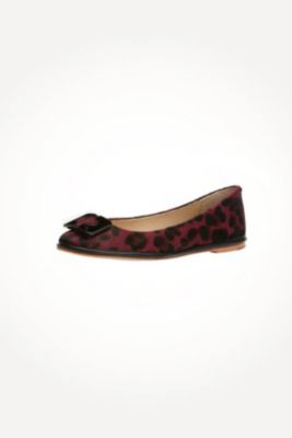 in Aubergine/black Cheetah Print Pony Haircalf