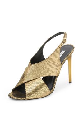 Home Sale Shoes Vick Metallic Gold Heel Sandal