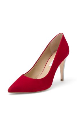 in Crimson Red Suede