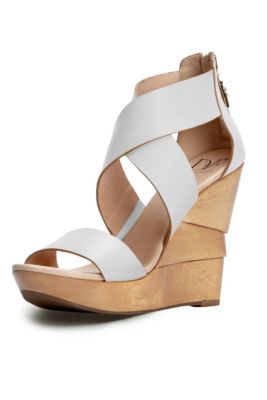 in White Soft Leather