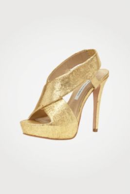 in Gold Metallic Leather