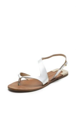 in Silver Specchio Leather