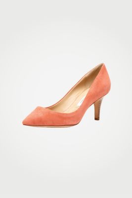 in Peach Nectar Suede