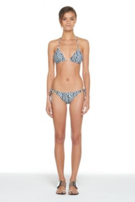 Deianira Printed Bikini Top