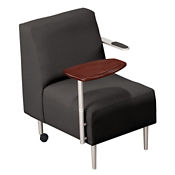 Tablet Arm Chair with Fabric Upholstery, W60659 Tablet Arm Chair with Fabric Upholstery, W60659