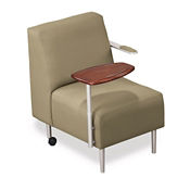Tablet Arm Chair with Vinyl Upholstery, W60671 Tablet Arm Chair with Vinyl Upholstery, W60671