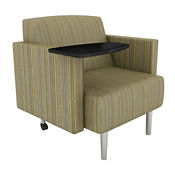 Fabric Tablet Arm Lounge Chair, W60743 Fabric Tablet Arm Lounge Chair, W60743