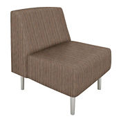 Fabric Armless Club Chair, W60745 Fabric Armless Club Chair, W60745