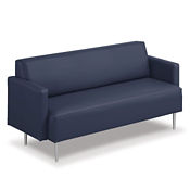 Vinyl Lounge Sofa - 66"W, W60754 Vinyl Lounge Sofa - 66"W, W60754