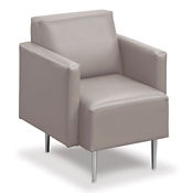 Fabric and Vinyl Club Chair , W60752 Fabric and Vinyl Club Chair , W60752