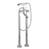 25943360 Two-Hole Tub Mixer With Hand Shower Set On Risers, For Floor-Mounting Installation 25943360 Two-Hole Tub Mixer With Hand Shower Set On Risers, For Floor-Mounting Installation
