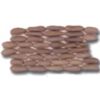 Beige Stacked Matte Pebble Interlocking For Wall Beige Stacked Matte Pebble Interlocking For Wall