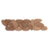 Beige Xl Sliced Matte Pebble Interlocking Bdr Beige Xl Sliced Matte Pebble Interlocking Bdr