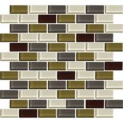 Autumn Trail Brick-Joint Mosaic Cw26-6772 Autumn Trail Brick-Joint Mosaic Cw26-6772
