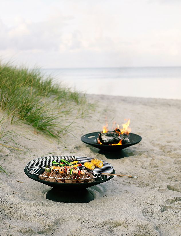 Fire Bowl Stainless Steel Grill Top Design Within Reach