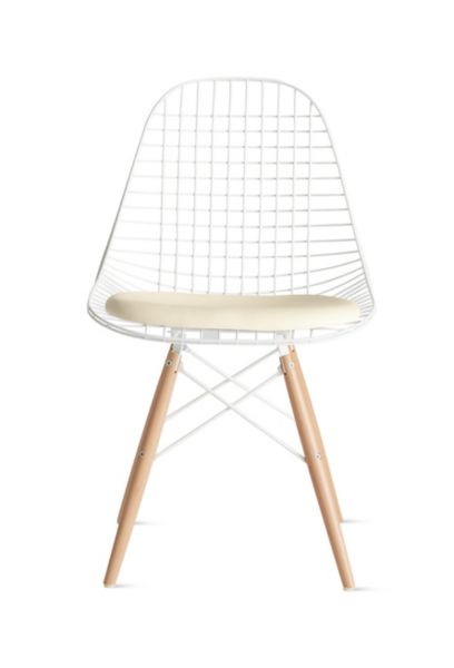 Eames® DowelLeg Wire Chair with Seat Pad (DKW.5) Design Within Reach