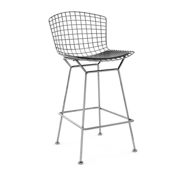 Bertoia Counter Stool with Seat Pad Design Within Reach