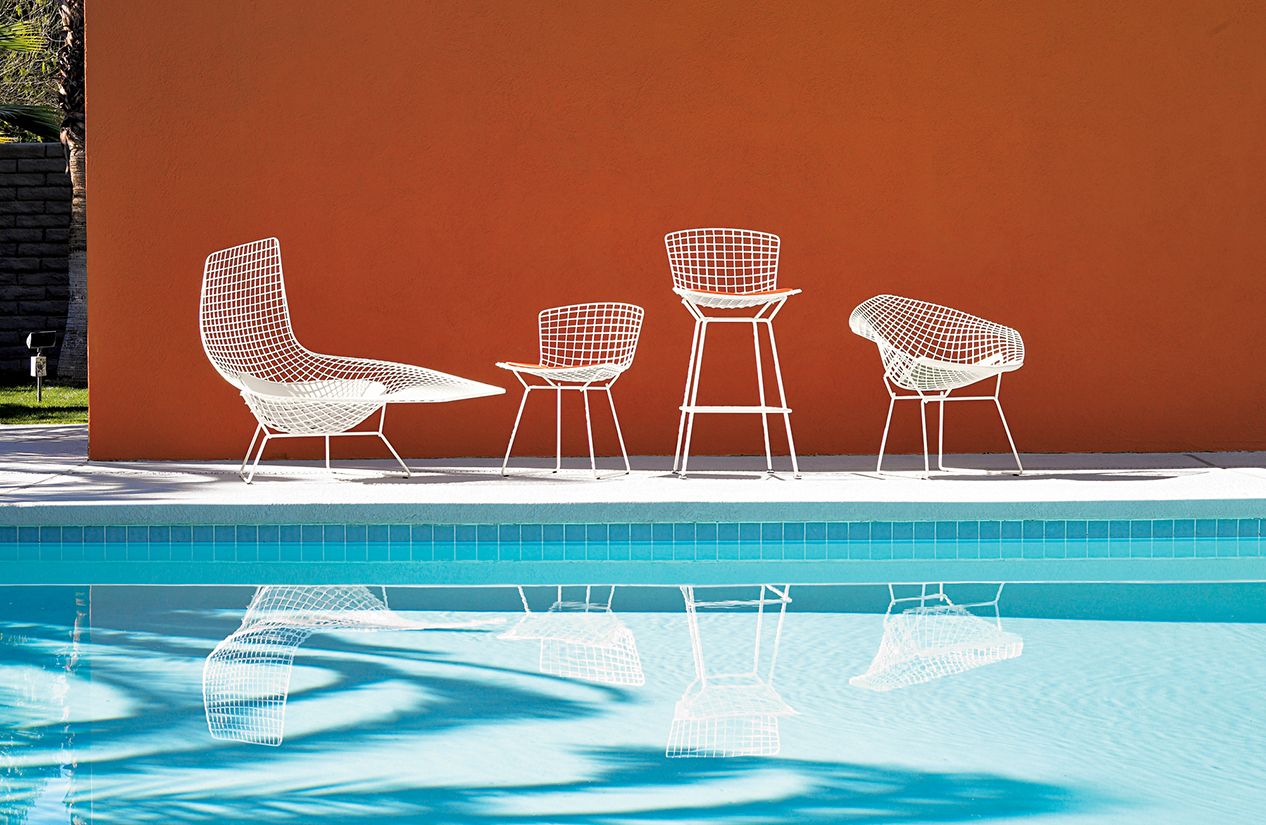 Bertoia Diamond Lounge Chair Design Within Reach