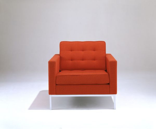 Florence Knoll Lounge Chair in Volo Leather Design Within Reach