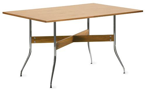 Nelson Swag Leg Dining Table with Round Top Herman Miller