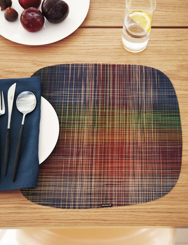 Chilewich Plaid Abstract Placemats, Set of 4 Design Within Reach