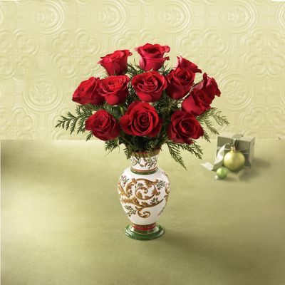 The Laura Ashley&reg; Christmas Birthday Bouquet presented by FTD&reg;