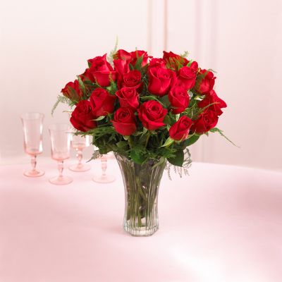 The FTD&reg; Premium 2 Dozen Long Stemmed Red Rose Bouquet