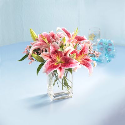 The FTD&reg; Pink Lily Bouquet