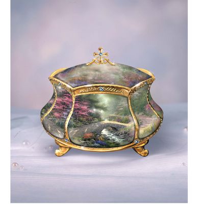 Thomas Kinkade's 'Find Peace' Musical Prayer Box