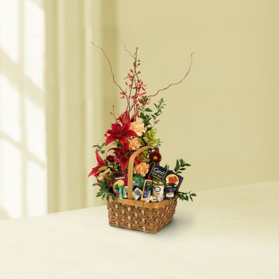 The FTD&reg; Blooming Gourmet Basket