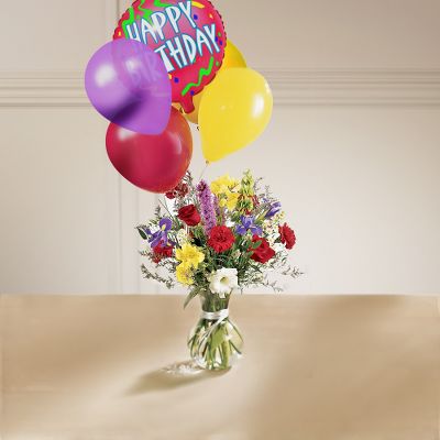 The FTD&reg; Colorburst  Birthday Arrangement