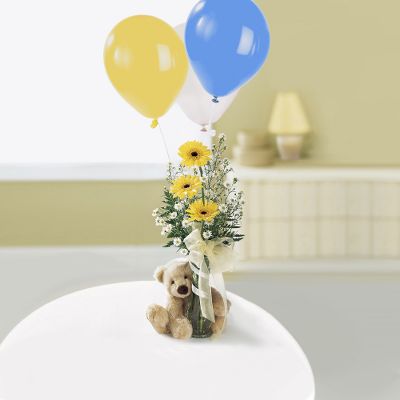 The FTD&reg; Welcome Bear Bouquet