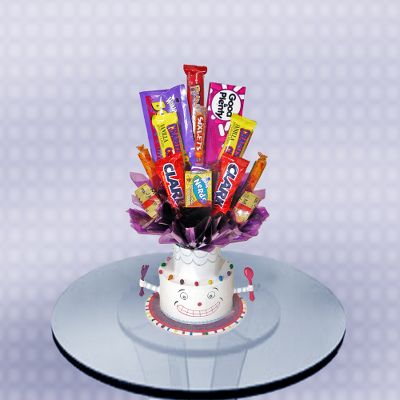 Sweets in Bloom&reg; Birthday Candy Celebration Cake