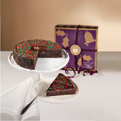 Holiday Chocolate Mint Chip Cake