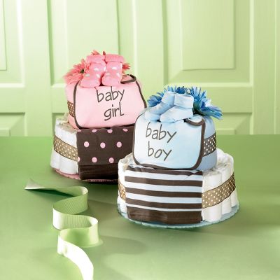 Sweet Beginnings Double Layer Diaper Cakes