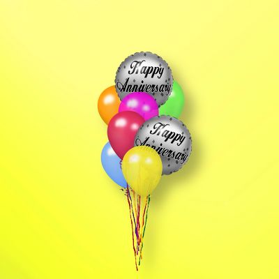 The FTD&reg; Anniversary Balloon Bunch
