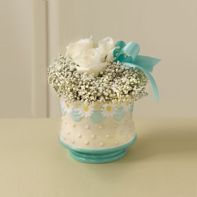 Sweet Celebrations Floral Cake Arrangement