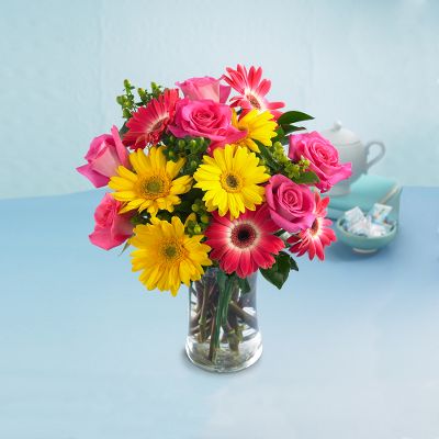 Good Times Rose and Daisy Bouquet