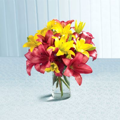 Hot Summer Sights Lily Bouquet
