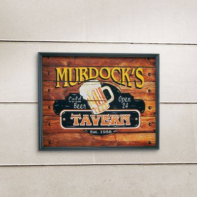 Personalized Bar Theme Canvas