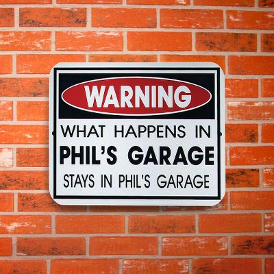 Personalized Garage Sign